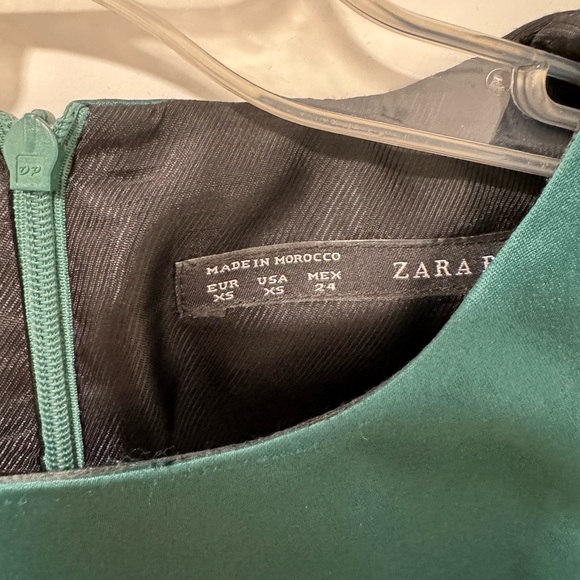 NWT Zara green cocktail dress - Picture 5 of 7
